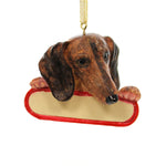 2.00 Inch Red Dachshund Weiner Dog Puppy Christmas 21813 (24095)