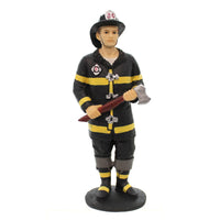 (24170) Figurine Fireman White, 8.50 Inch, Firefighter 27022