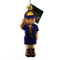 (24551) Old World Christmas Lil' Scout, 4.50 Inch, Scouting Youth Movement 24147