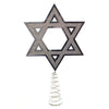 (25757) Tree Topper Finial Hanukkah Tree Topper, 9.50 Inch, Star Chrismukkah H0260