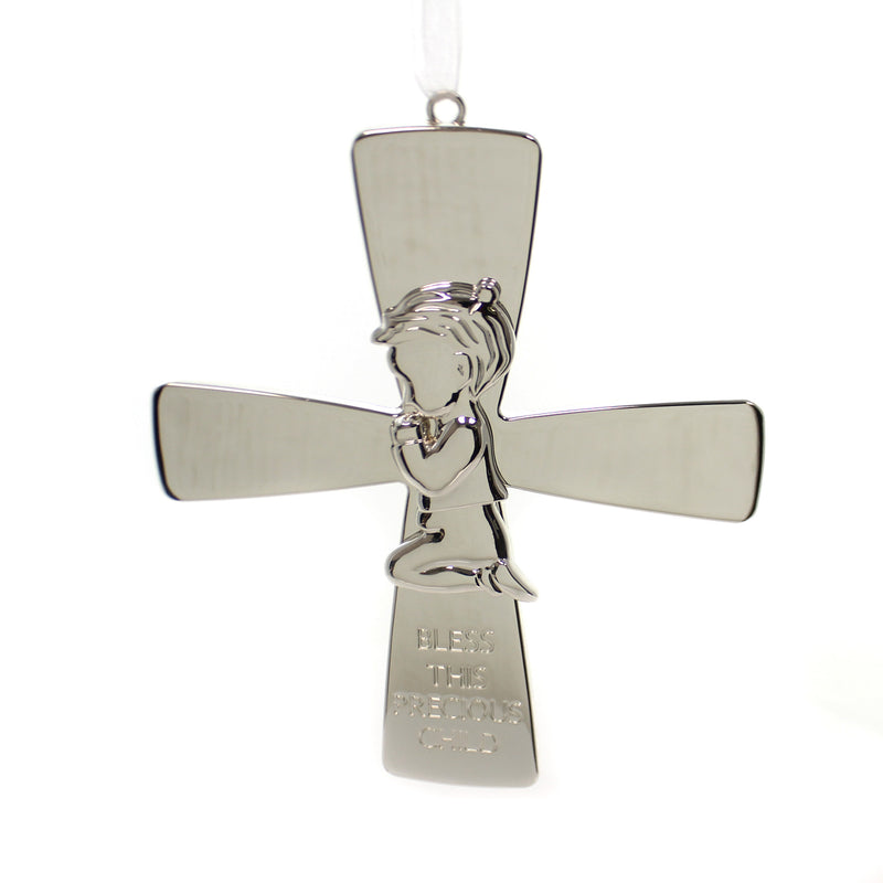 (27331) Religious Boy Cross, 6.75 Inch, Bless Precious Child 19657