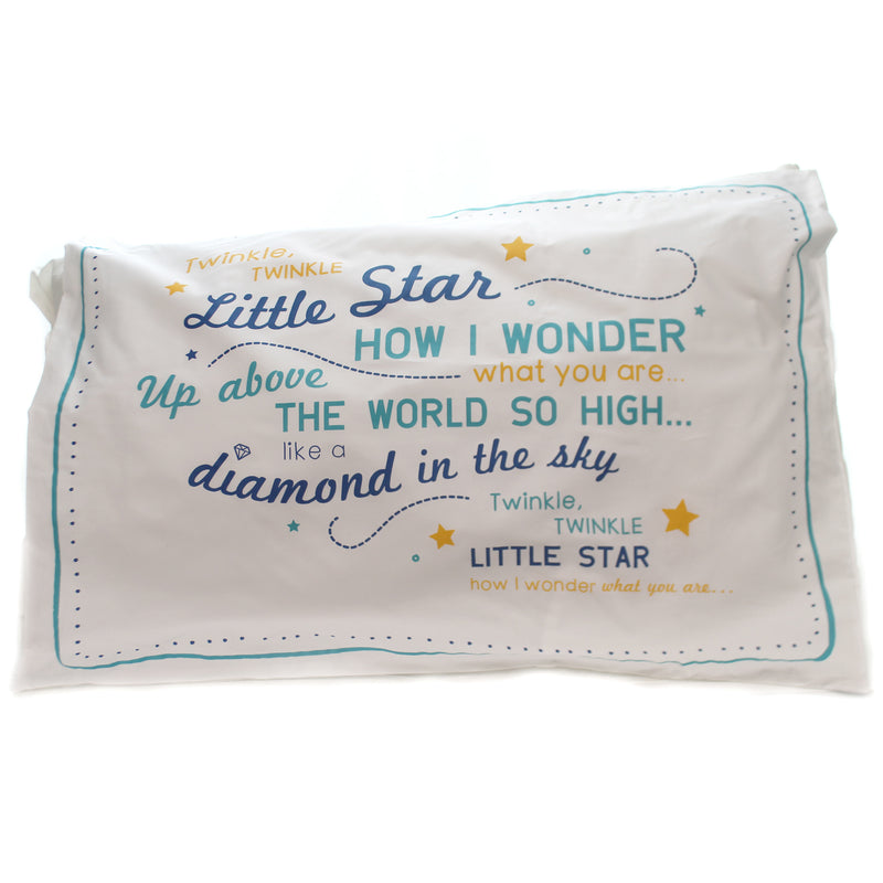 (27859) Home & Garden Twinkle Twinkle Litte Star Pillowcase, 22.00 Inch, Hit The Hay 2020160133