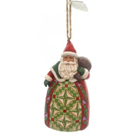 (30409) Jim Shore Santa With Toybag Ornament, 4.50 Inch, Christmas Claus 4053835