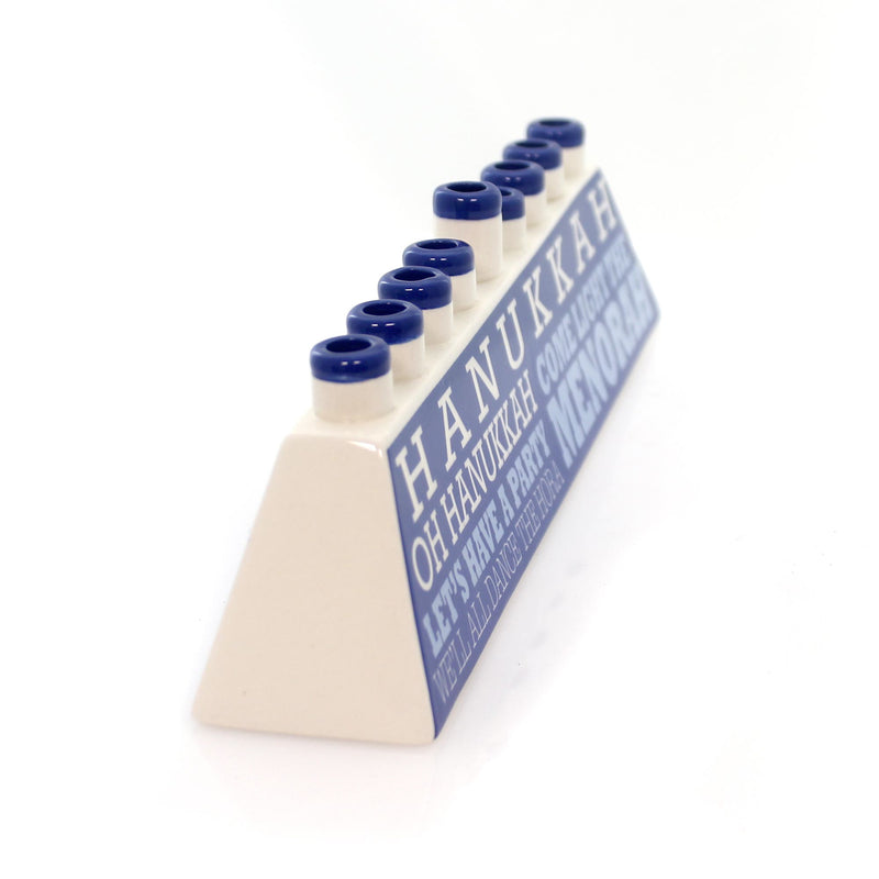 Religious Hanukkah Menorah - - SBKGifts.com