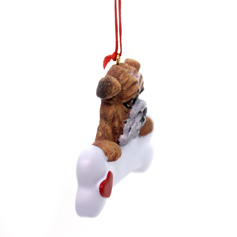 Personalized Ornament Bulldog. - - SBKGifts.com