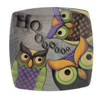 (34624) Tabletop Midnight Owl Square Tray, 8.00 Inch, Grasslands Road 469978