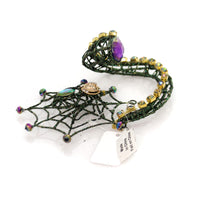 (34643) Halloween Spider Web Bottle Charm, 8.00 Inch, Wine Beer Oils Champange 08783541