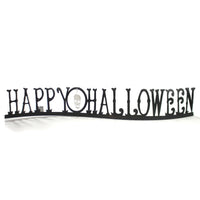 (34777) Halloween Happy Halloween Centerpiece, 6.25 Inch, Gallerie Ii Skull Fgh73082