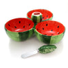 (36257) Tabletop Watermelon Relish Dish, 6.00 Inch, Three Sections Spreader 9732749