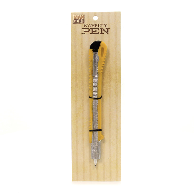 (40103) Desktop Box Cutter Novelty Pen, 6.25 Inch, Man Gear 3005051230