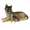 (40338) Animal Wolf With Pup, 5.50 Inch, Woodland Family 11625