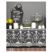 Halloween Skeleton Dance Mantle Runner - - SBKGifts.com