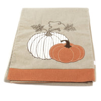 Halloween Suede Pumpkin Table Runner - - SBKGifts.com