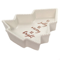 Tabletop Be Jolly Tree Shaped Bakeware - - SBKGifts.com