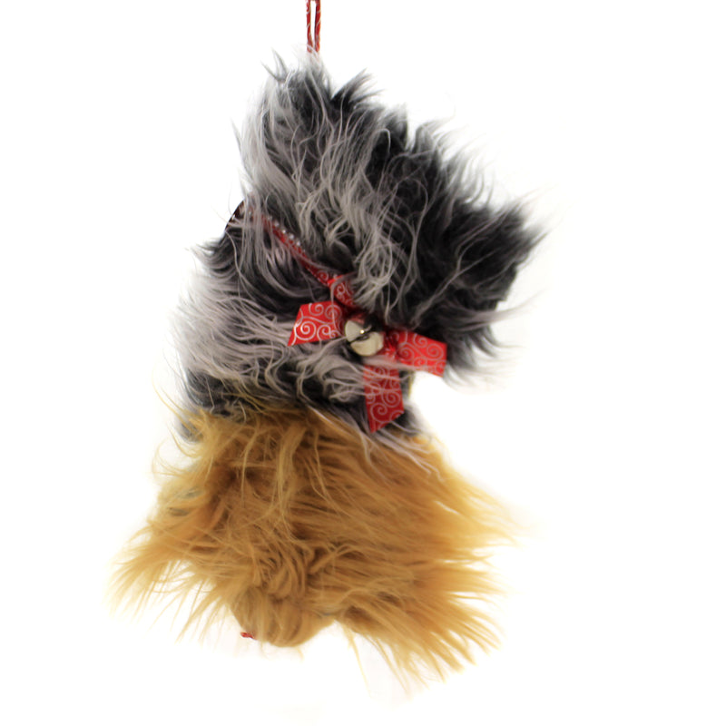 (42829) Christmas Yorkshire Terrier Stocking, 13.50 Inch, Pet Dog Puppy Best Friend Hh13