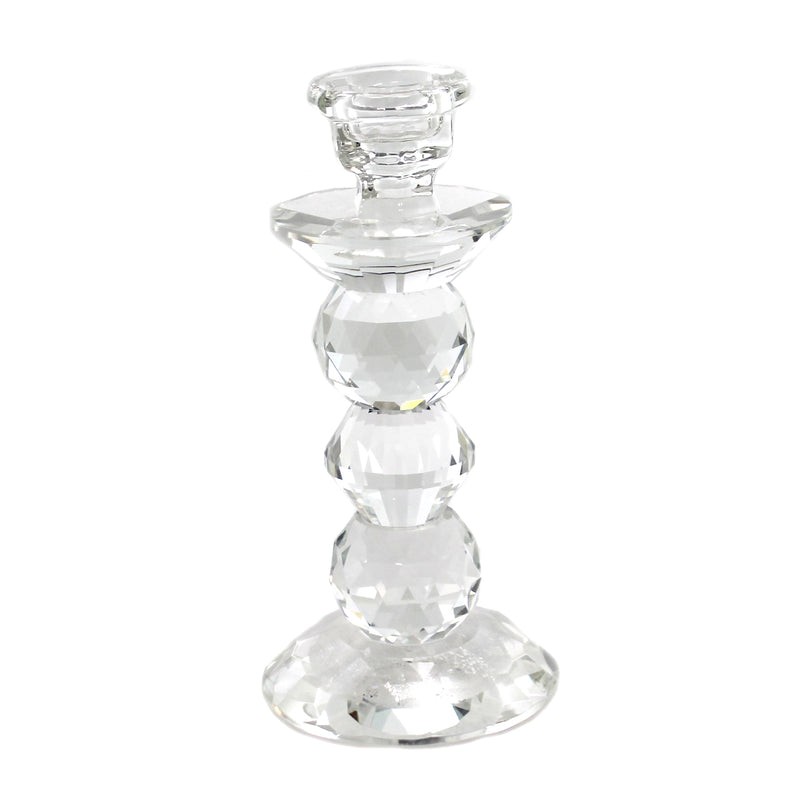 (43402) Tabletop 6.25 Inch Crystal Candlestick, 6.25 Inch, Crystal Dinner Party Table Zbc 9998