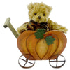 (4885) Boyds Bears Plush Mr Punkins W/ Wagon, 12.00 Inch, Fall Autumn Plush Pumpkin 4012908