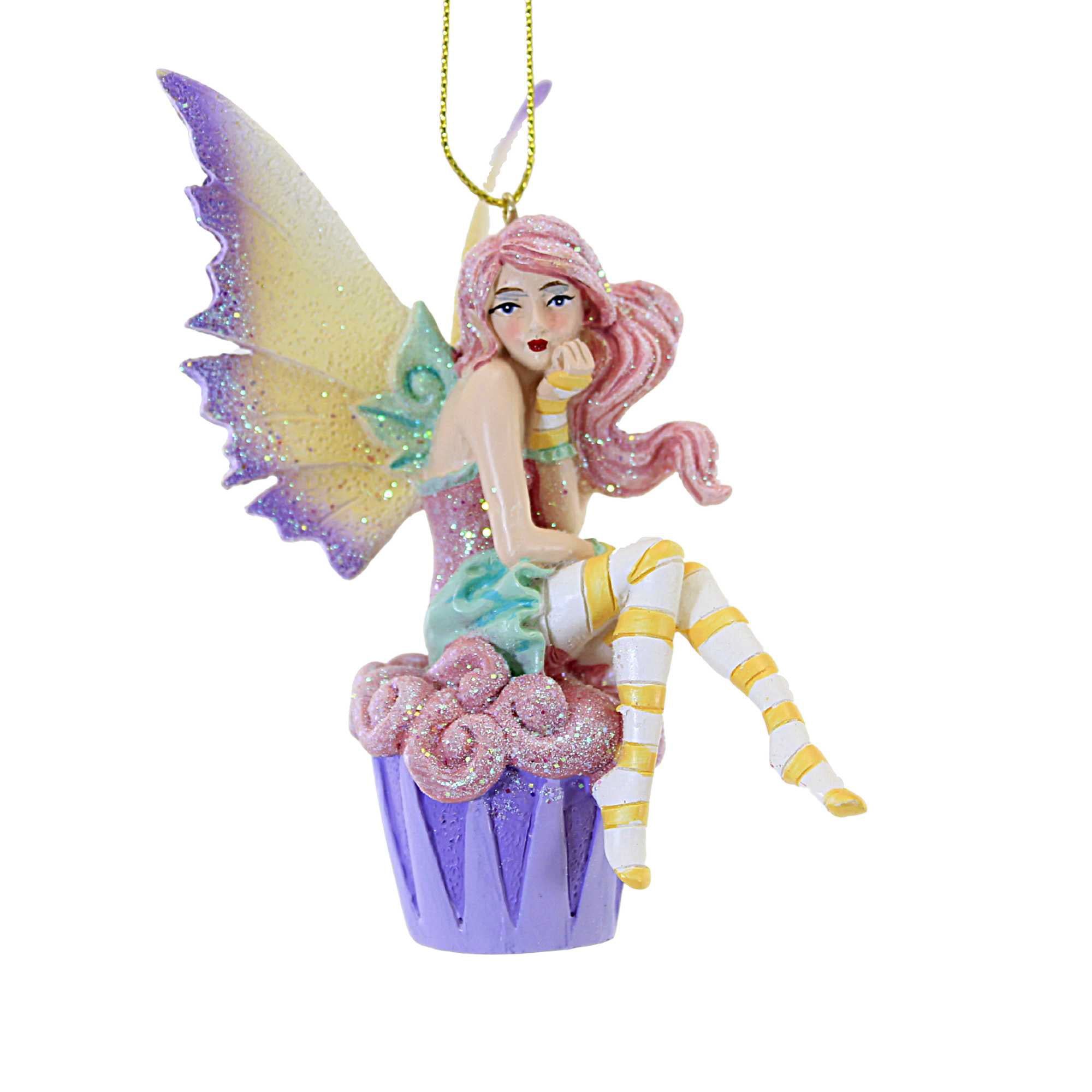 Holiday Ornament Amy Brown Fairy Ornament Polyresin Mystical Christmas ...